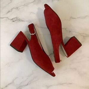Seychelles Playwright ll Brick Suede Sandal Sz 7.5